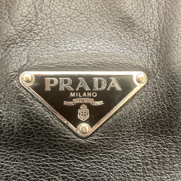 Prada Leather Small Tote Bag with Authenticity Card - Picture 3 of 16